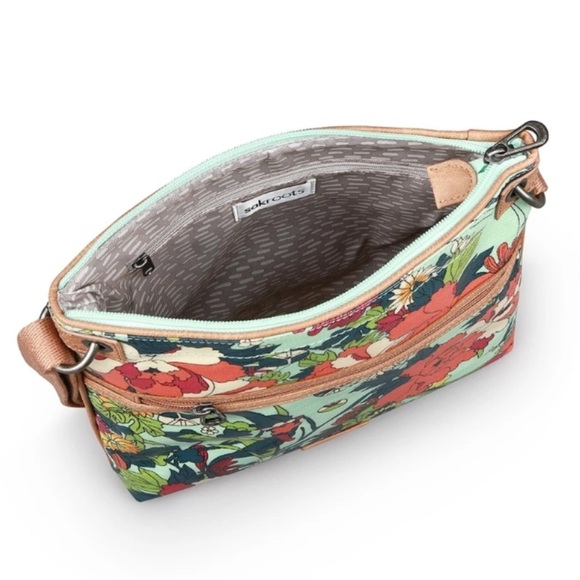 Sakroots ❤️ SOLD ❤️ Exclusive Artist Print Flower Power Crossbody - Picture 9 of 9